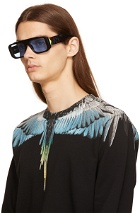 Marcelo Burlon County of Milan Black RETROSUPERFUTURE Edition Cruz Wings Sunglasses