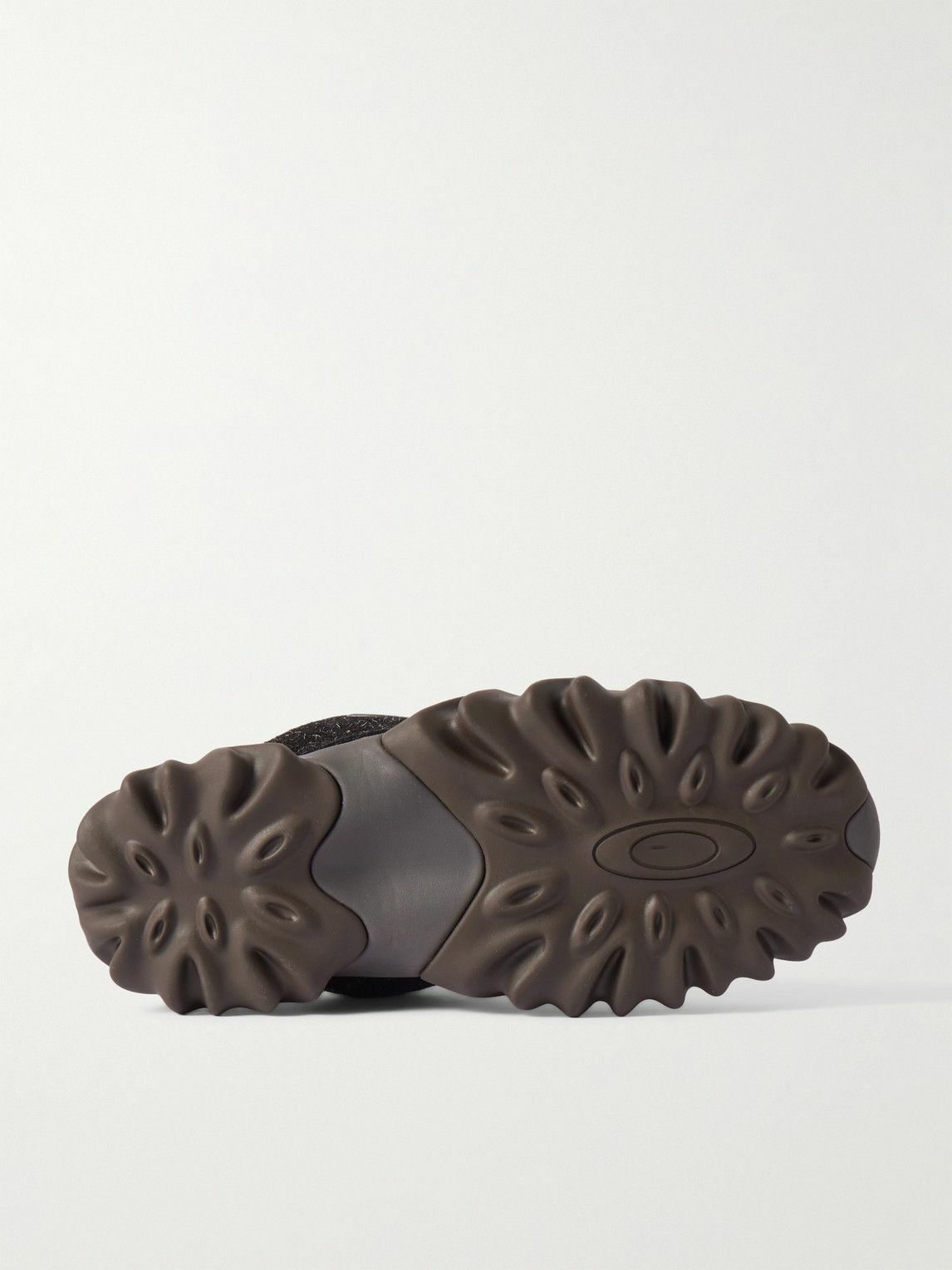 Oakley Factory - Rubber-Trimmed Suede Sneakers - Brown