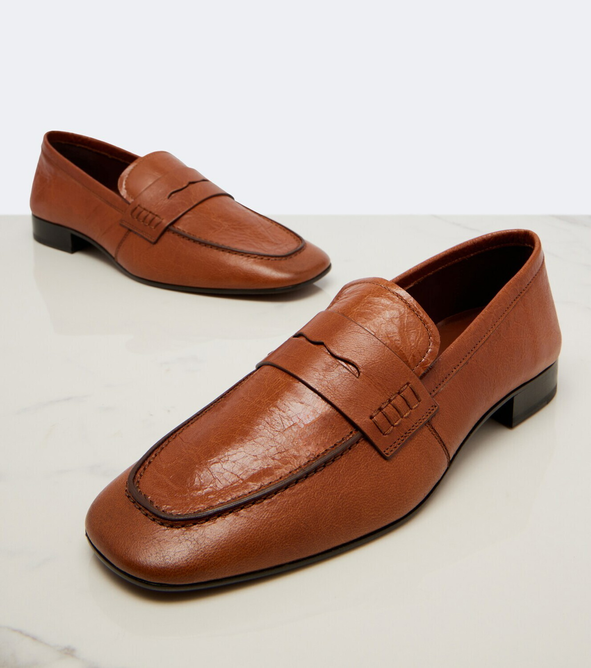 Dries Van Noten Leather penny loafers
