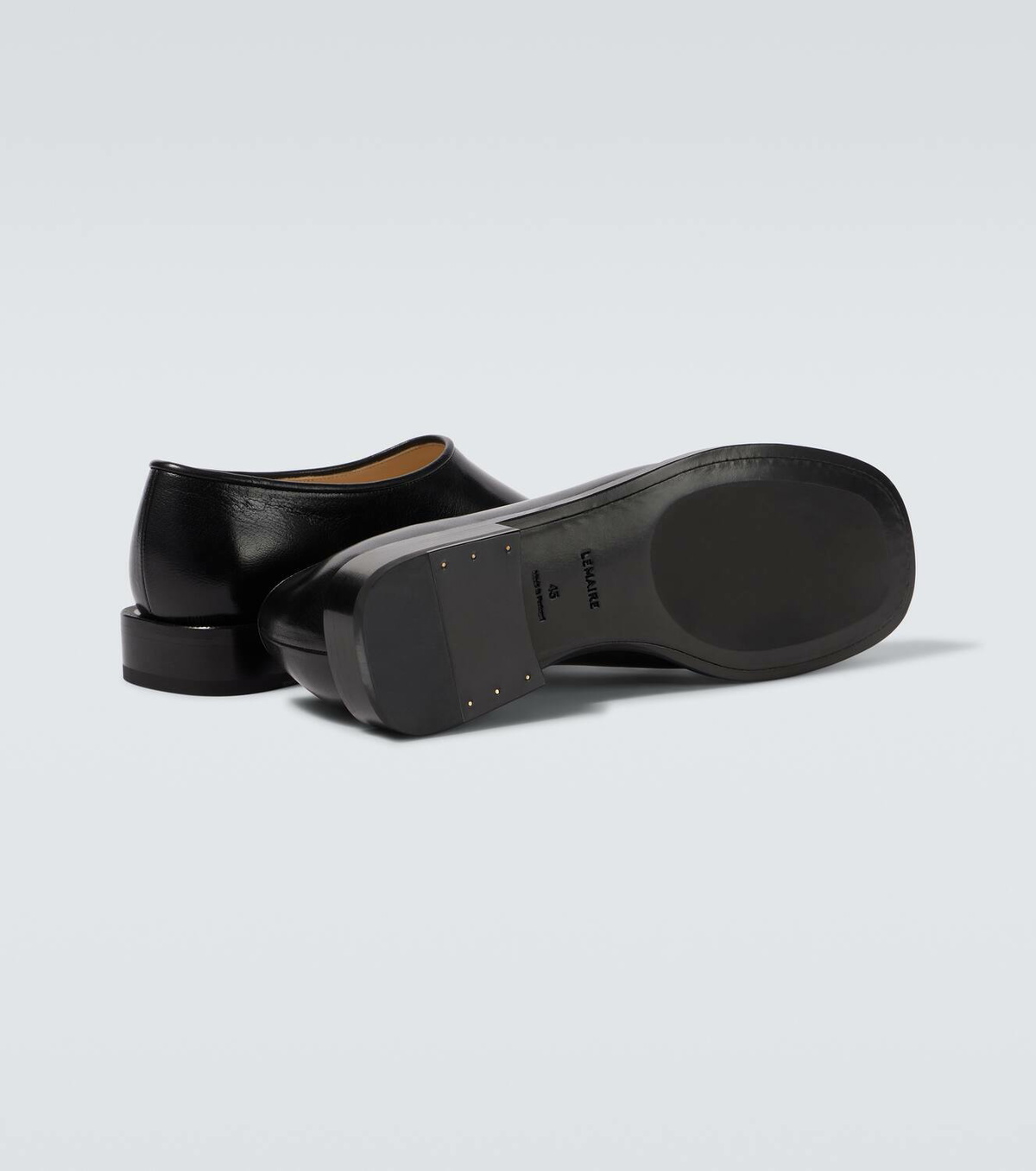 Lemaire Anatomic leather slip-on loafers Lemaire