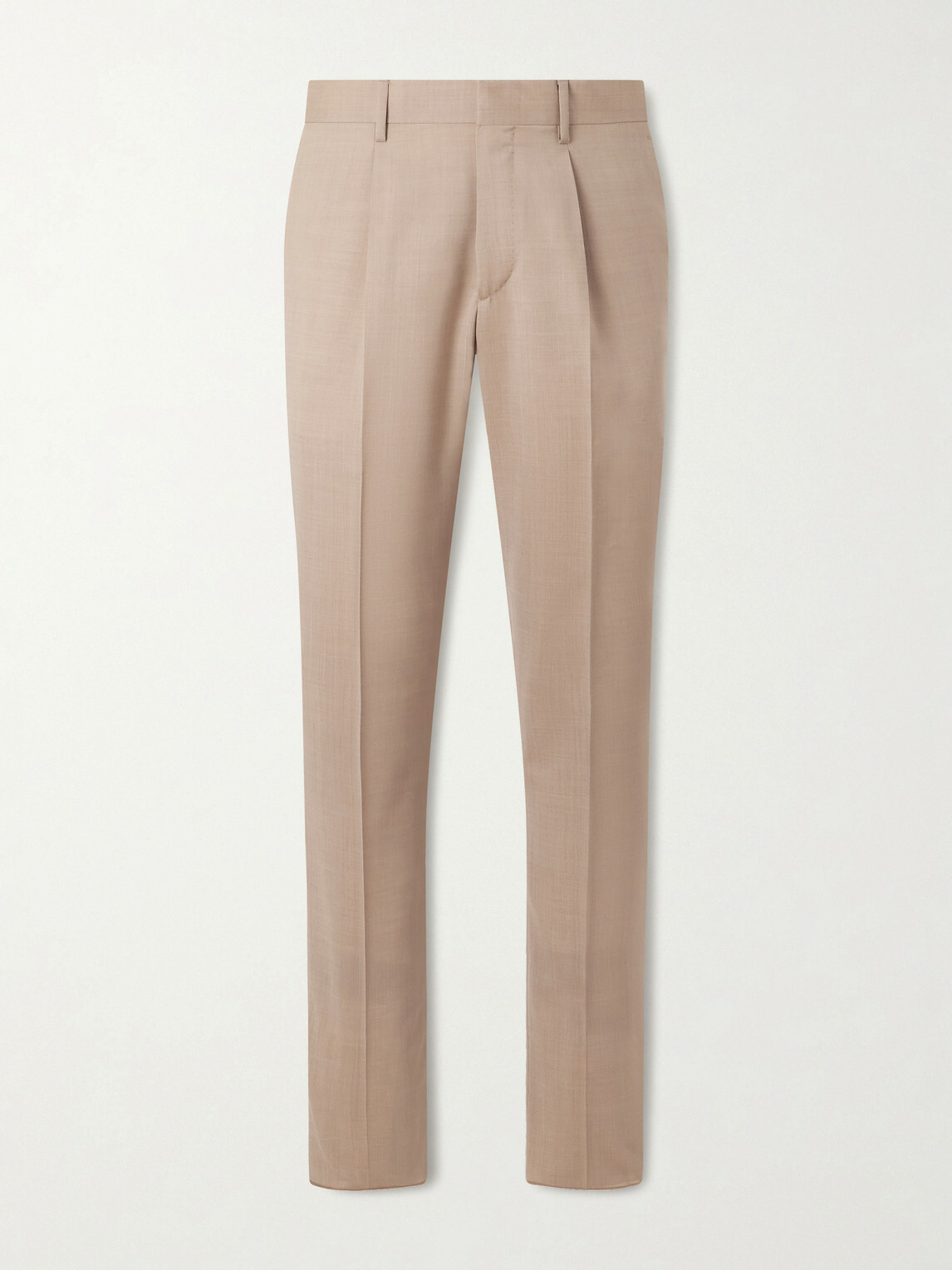 Lardini - Straight-Leg Virgin Wool Suit Trousers - Neutrals