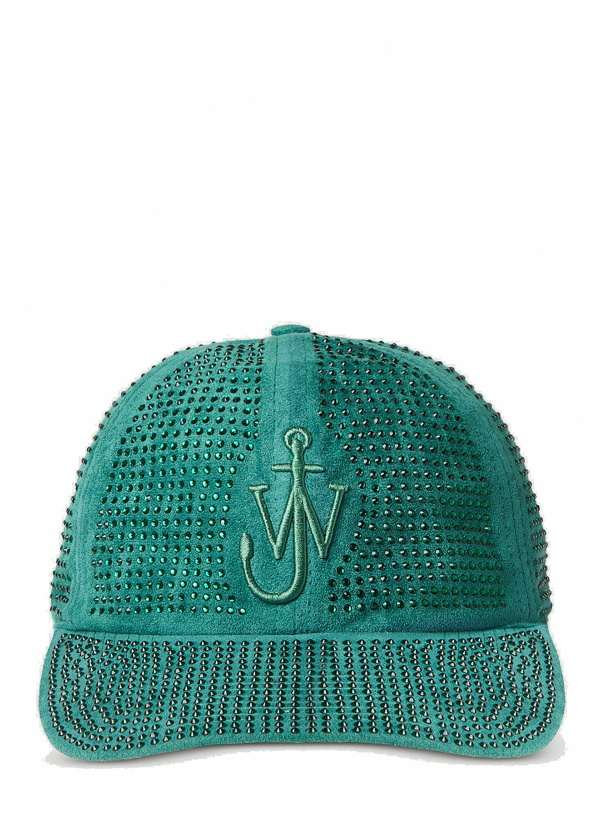 Photo: JW Anderson - Embellished Baseball Cap in Green