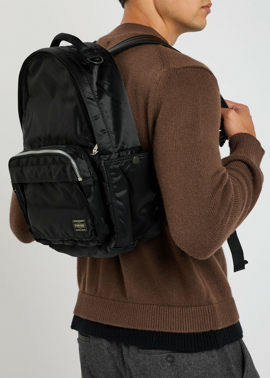 Porter Daypack Nylon Backpack - Black - One Size