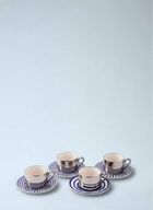POLSPOTTEN Set Of Four Aunty Coffee Cups