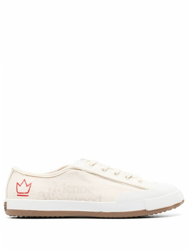 Photo: VIVIENNE WESTWOOD - Logo Canvas Sneakers