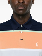 RLX Ralph Lauren White Striped Polo Shirt
