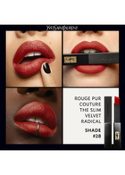 Yves Saint Laurent Rouge Pur Couture The Slim Velvet Radical Lipstick - 28 True Chili