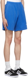 Sporty & Rich Blue Wellness Studio Gym Shorts