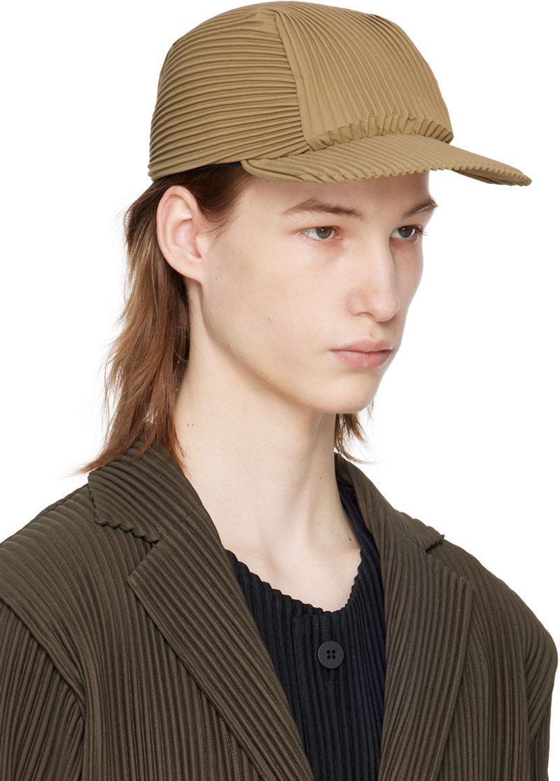 HOMME PLISSÉ ISSEY MIYAKE Brown Pleats Cap