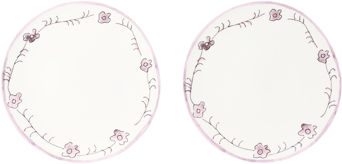 Marni White & Purple Serax Edition Starter Plate Set