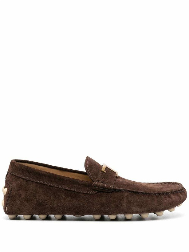 Photo: TOD'S - Gommino Bubble T Timeless Nubuck Driving Shoes