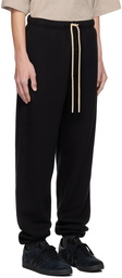 Fear of God ESSENTIALS Black Drawstring Sweatpants