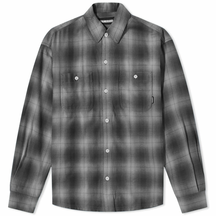 Photo: Neighborhood Men's CR Check Shirt in Black