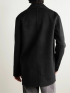 The Frankie Shop - Harry Oversized Wool-Blend Felt Coat - Black