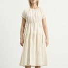 DUNST Women's Midi Dress in Light Beige