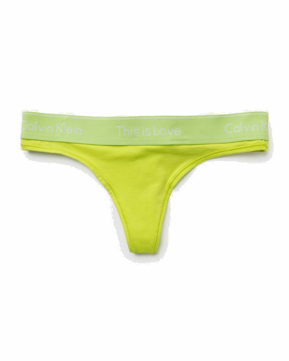 Calvin Klein Underwear Wmns Thong Red - Womens - Panties Calvin