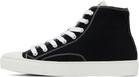 Vivienne Westwood Black High-Top Canvas Plimsoll Sneakers