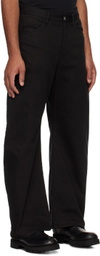 ATTACHMENT Black Curved Jeans
