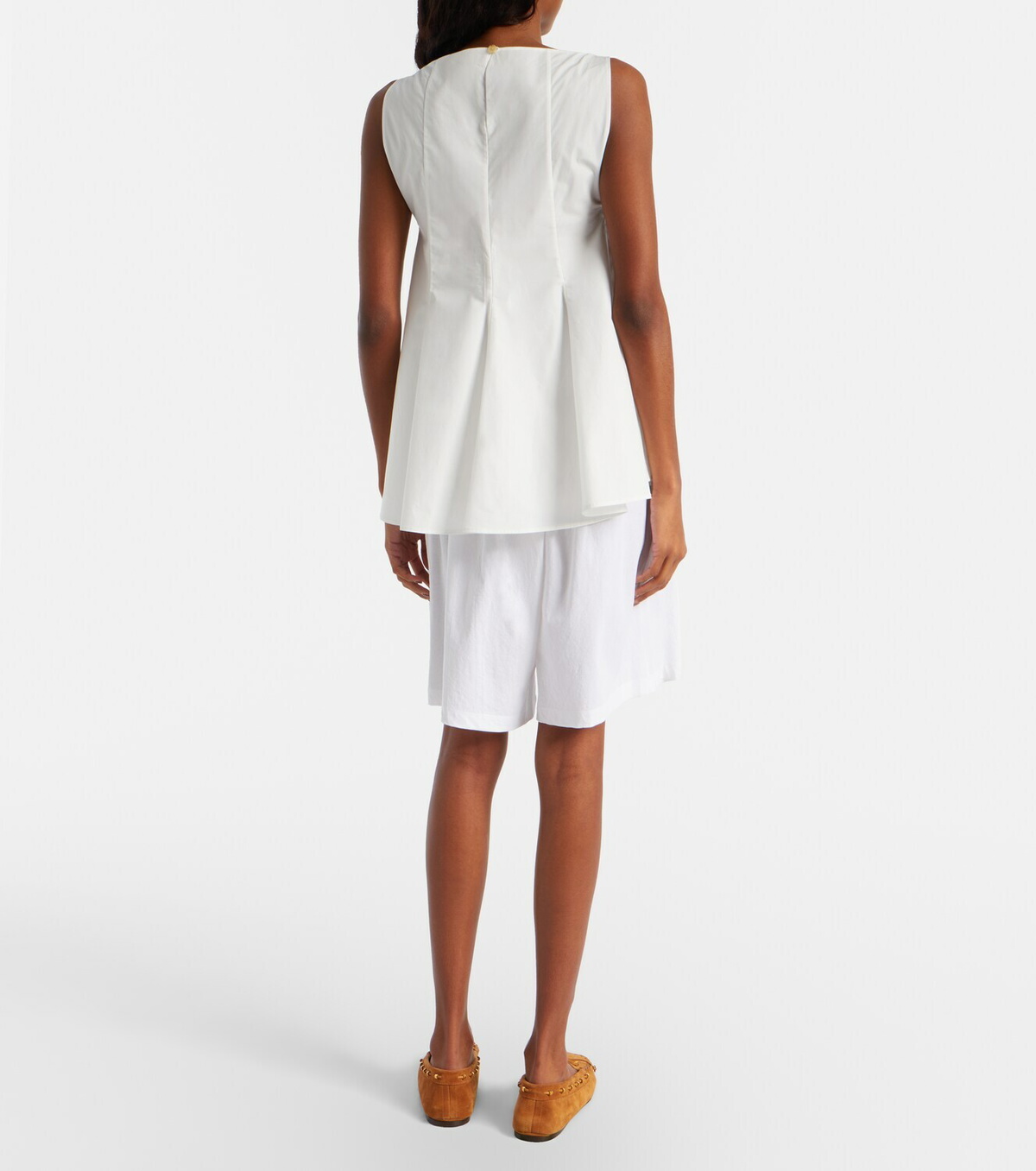 Khaite Poppy cotton Bermuda shorts