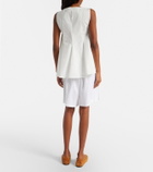 Khaite Poppy cotton Bermuda shorts