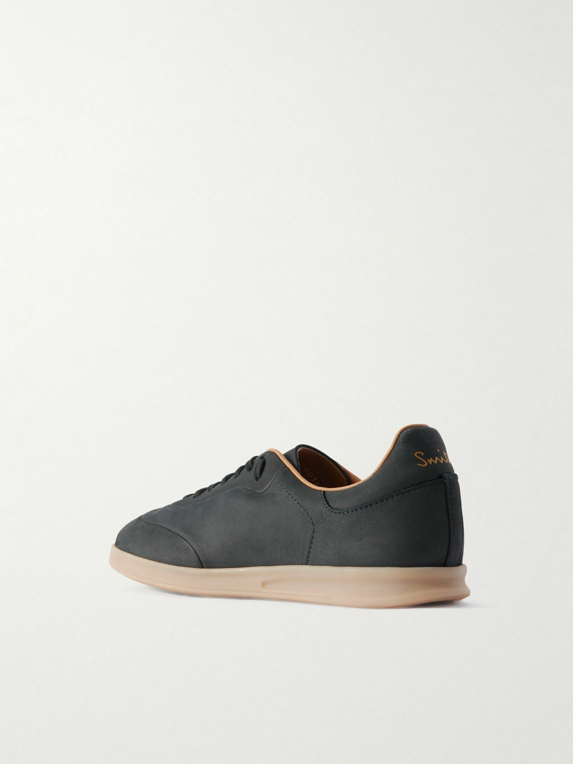 Paul Smith - Bailey Logo-Embossed Nubuck Sneakers - Black