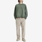 Folk Men's Crinkle Drawcord Assembly Pants in Silver Grey