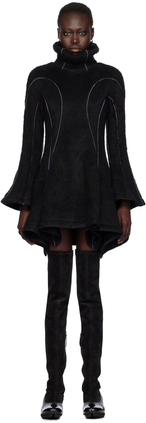 Kiko Kostadinov Black Dusk Minidress