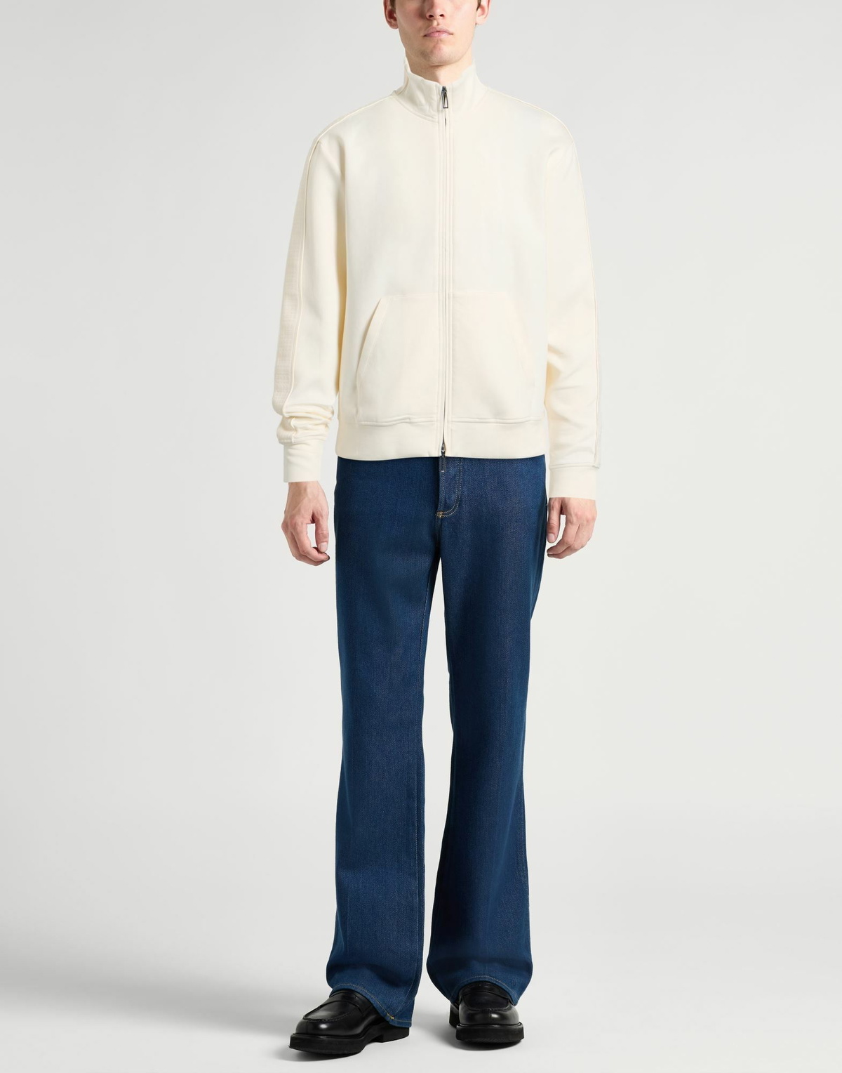 Emporio Armani Mens Sweatshirt Cream
