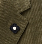 Lardini - Green Slim-Fit Unstructured Stretch-Cotton Corduroy Blazer - Men - Green