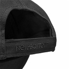 Neil Barrett Men's Lightning Bolt Cap in Black/White
