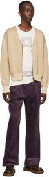 Acne Studios Beige Cotton Cardigan