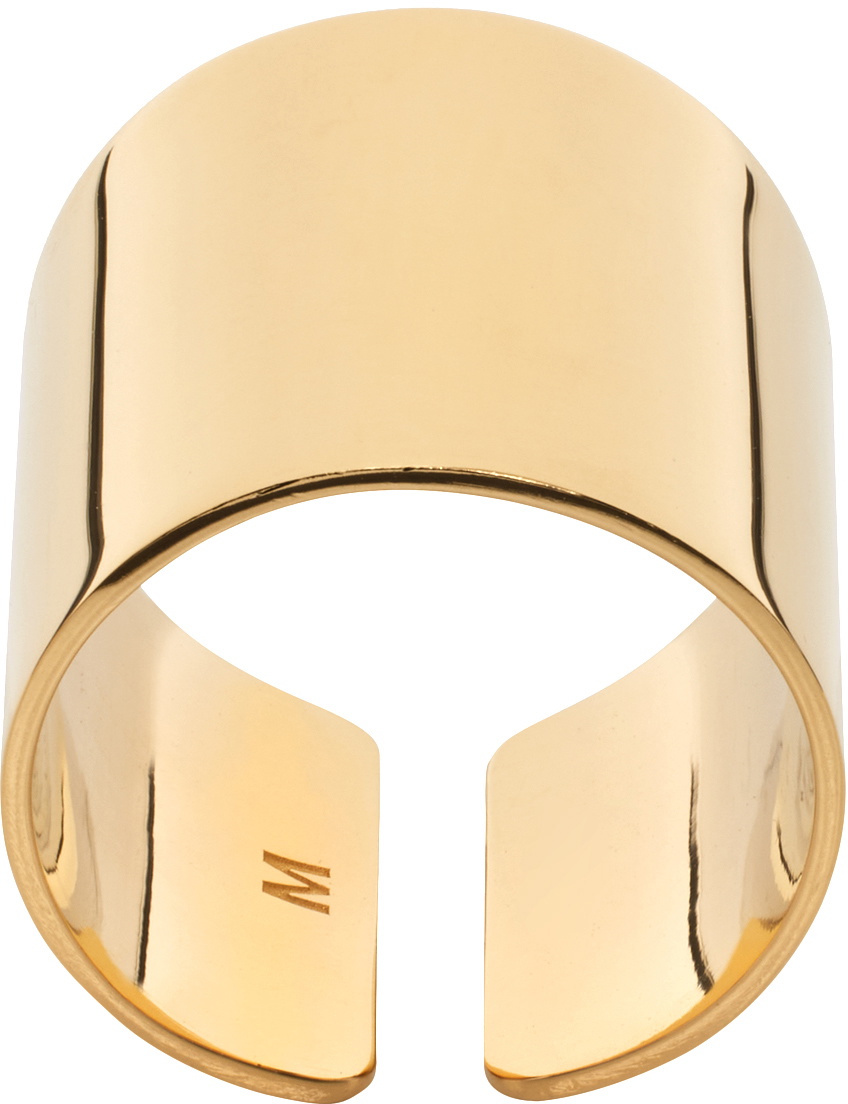 Balmain Gold Tubular Ring Balmain