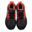 adidas Originals Black and Orange Ultra 4D 5.0 Sneakers