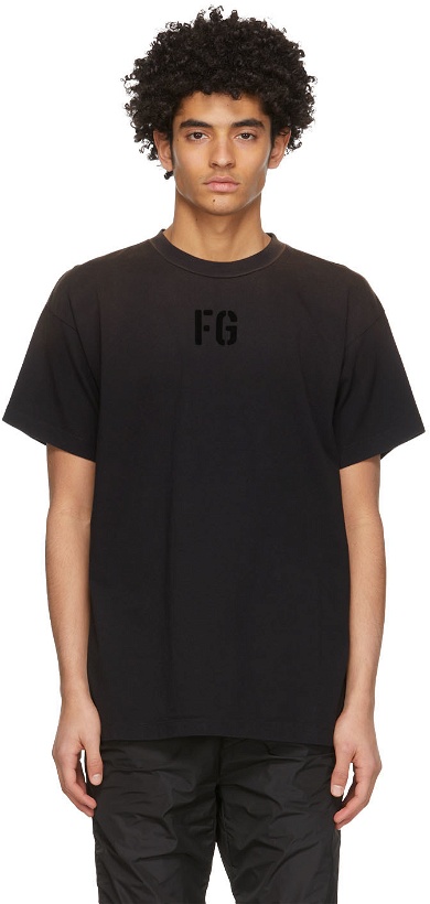 Photo: Fear of God Black 'FG' T-Shirt