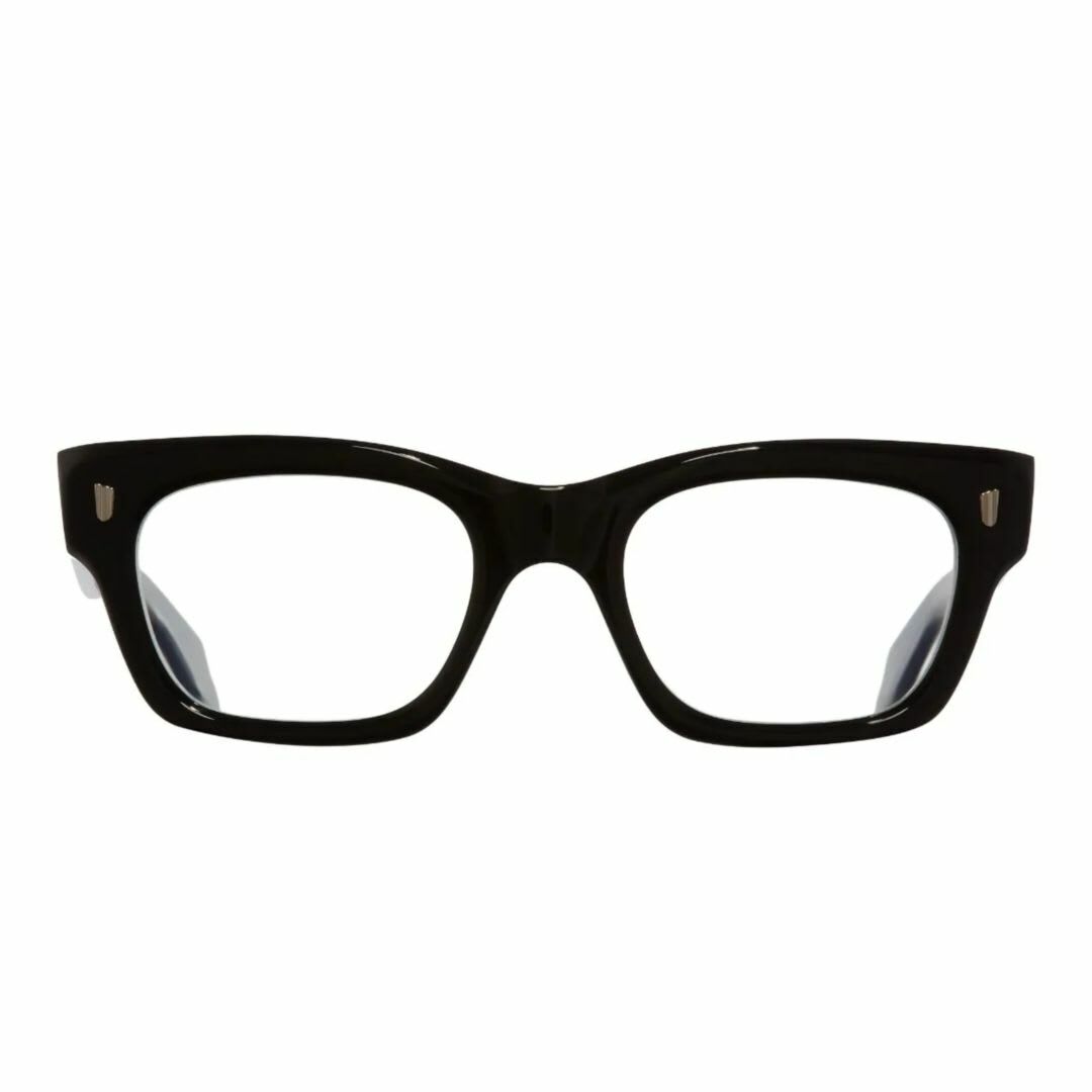 Cutler and Gross 1391-01 53mm Black On Blue Acetate Optical Glasses