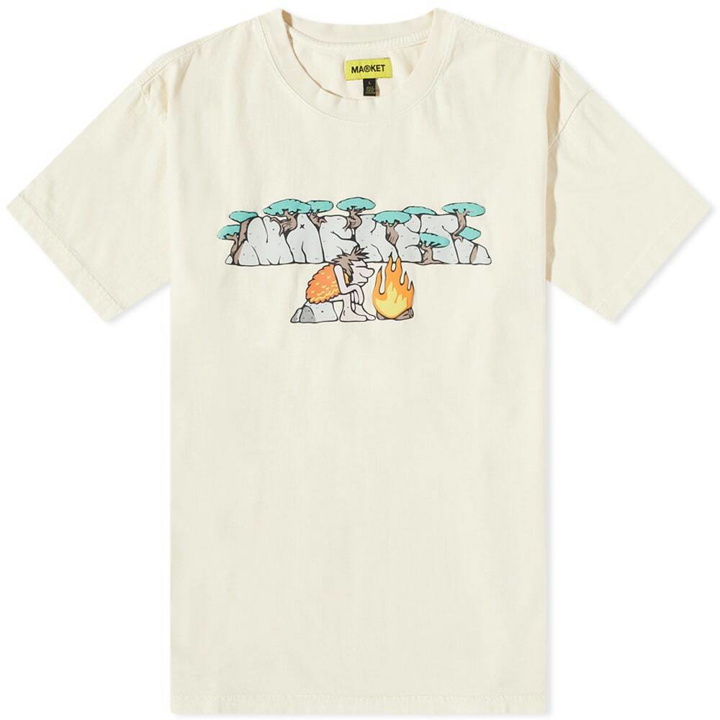 Photo: MARKET Men's Neanderthal T-Shirt in Sand