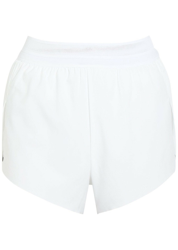Photo: Nike Aeroswift Dri-fit Adv Stretch-jersey Running Shorts White And Black