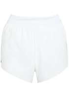 Nike Aeroswift Dri-fit Adv Stretch-jersey Running Shorts White And Black