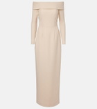 Emilia Wickstead Nosrat wool crêpe bustier dress