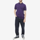 Fred Perry Authentic Men's Slim Fit Twin Tipped Polo Shirt in Purple/Black