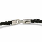Miansai Men's Cruz Rope Bracelet in Black/Silver