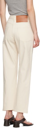 Jil Sander Off-White Slim Fit Jeans