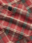 RRL - Checked Cotton Shirt - Red