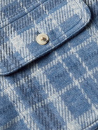 Faherty - Legend Checked Flannel Shirt - Blue