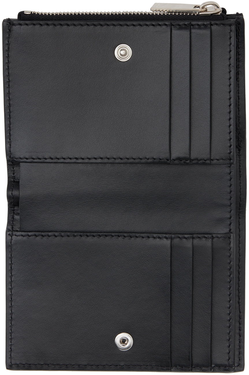 Off-White Black Quote Zipped Wallet