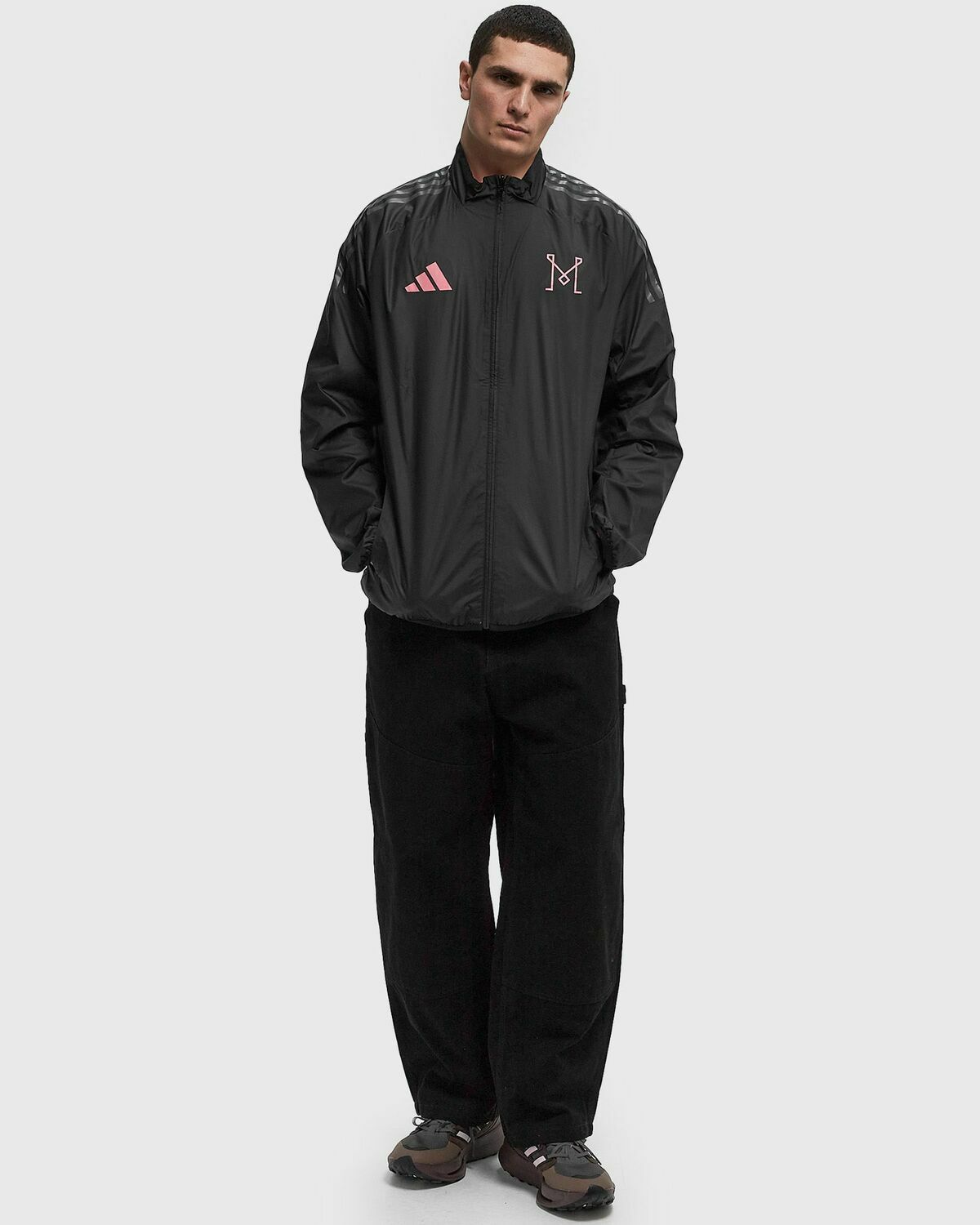 Adidas Inter Miami CF ANTHEM JACKET pink Mens Track Jacket
