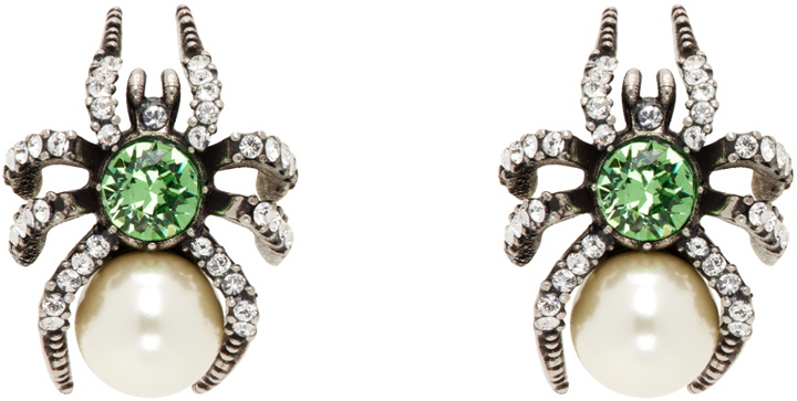 Photo: Marni Silver Spider-Shaped Pin Earrings