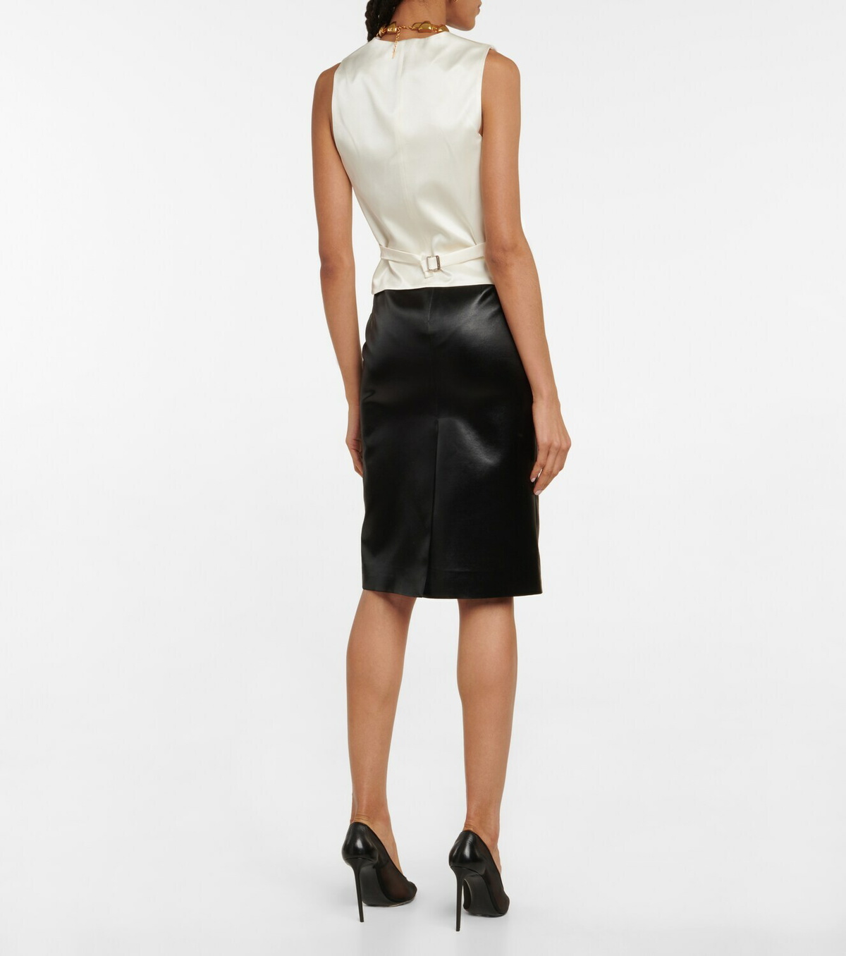 Saint Laurent Wool grain de poudre vest Saint Laurent