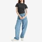 A Bathing Ape Women's Pigment Dyed Rib T-Shirt in Black