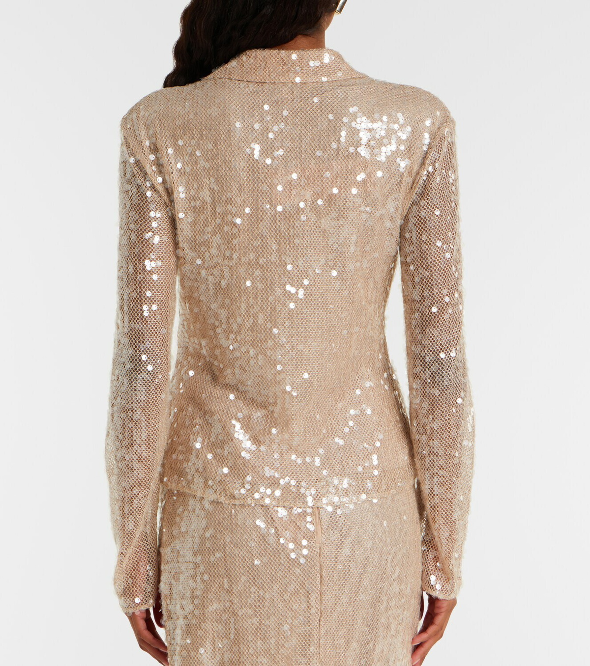 Veronica Beard Meryl sequined blouse